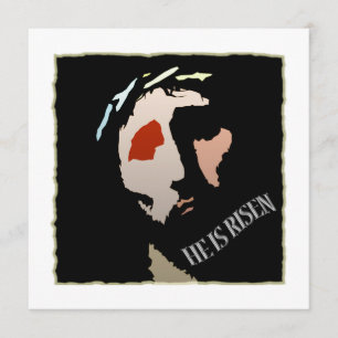 Convites Páscoa Religiosa Jesus Bíblia Versa Citação Au