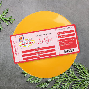 Convites Passagem de Embarque Surpresa Bilhete de Fim de Se