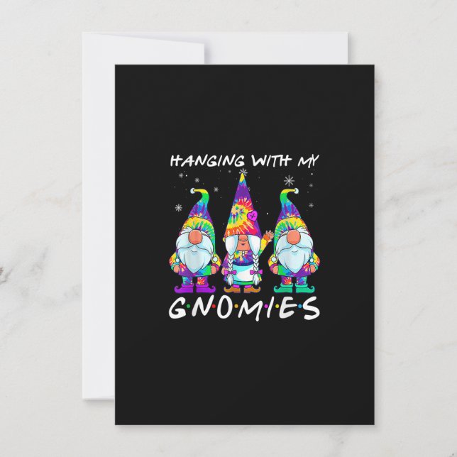 Convites Passando tempo com meus gnomos hippies amigos Chri (Frente)