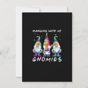 Convites Passando tempo com meus gnomos hippies amigos Chri