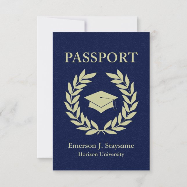 Convites passaporte de licenciatura (Frente)