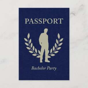 Convites passaporte para despedida de solteiro