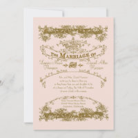 Pássaros Adoráveis Enchendo Casamento vintage Glam