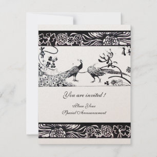 Convites PÁSSAROS DE AMOR CASAMENTO , papel metálico champa