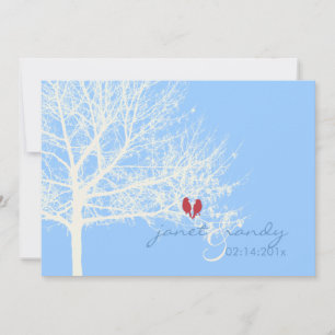 Convites Pássaros de Inverno da PixDezines Outono Inverno c