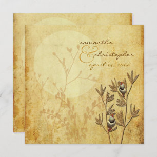 Convites Pássaros do Amor+Convites para Casamentos