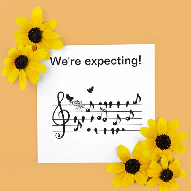 Convites pássaros do amor, esperando personalizáveis (Criador carregado)