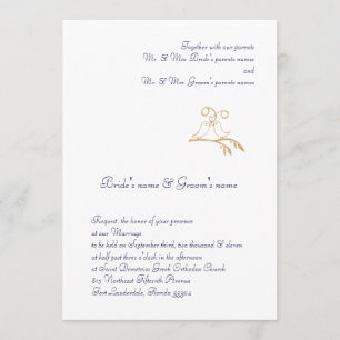 Convites Pássaros Dourados