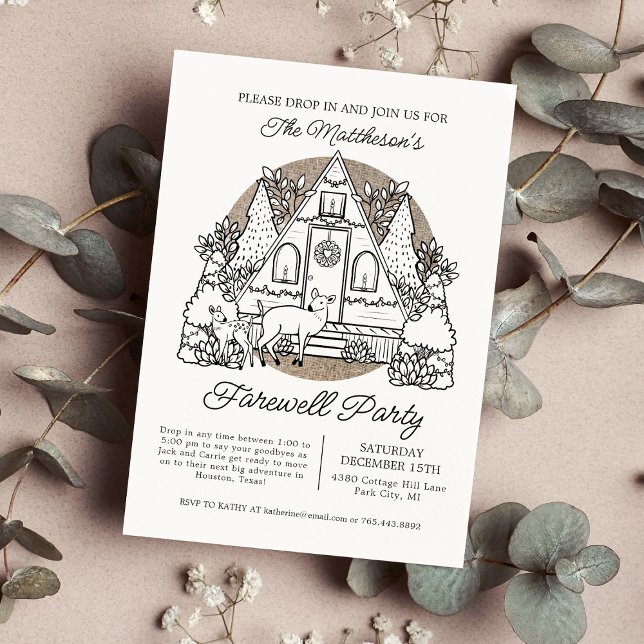 Convites Passe Por Aqui Festa de Despedida de Dezembro (Criador carregado)