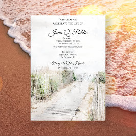 Convites Passeio de barraca para a Celebração da Vida em Aq