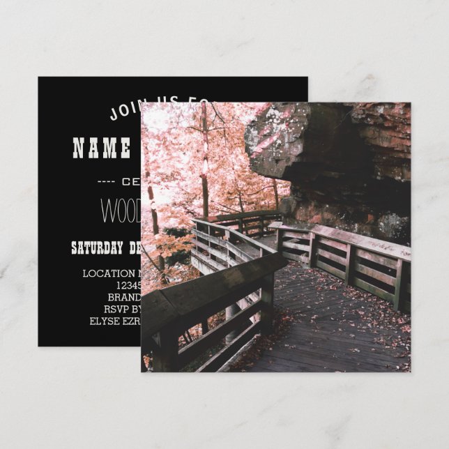 Convites passeio de brandura (Frente/Verso)