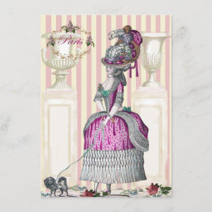 Convites Passo de manhã pelos Champs-Élysées