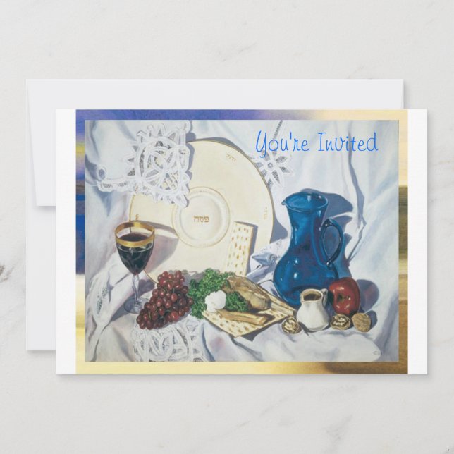 Convites Passover Seder (Frente)