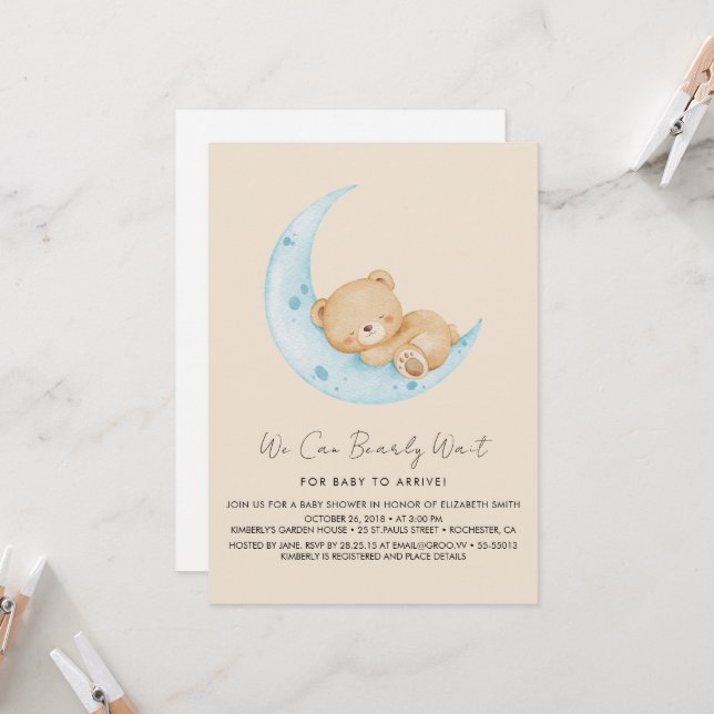 Convites Pastel Balloon Baby Shower (Frente/Verso In Situ)