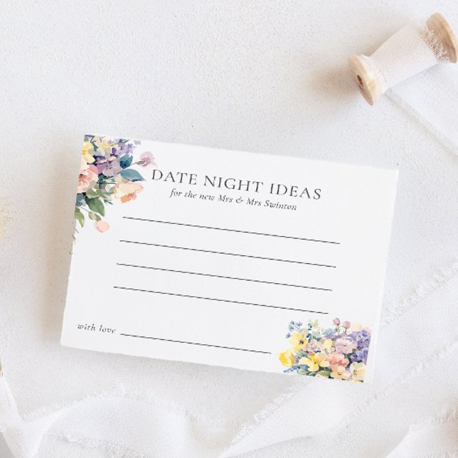 CONVITES PASTEL BLOOMING FLOWERS CHÁ DE PANELA DATA NOITE (Criador carregado)