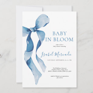 Convites Pastel Blue Arco Baby in Bloom
