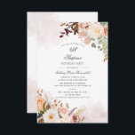 Convites Pastel Botânico Floral 60ª Festa de aniversário<br><div class="desc">Cartão postal do Convite de aniversário 60º Pastel Floral Botânico que você pode personalizar facilmente com os detalhes da sua festa clicando no botão "Personalizar". Apresentando um buquê floral moderno,  suculento e guiando a tipografia moderna. Perfeito para um convite de festas surpresa para qualquer celebração de marco</div>