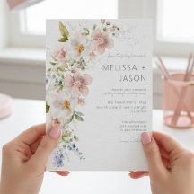 Pastel Floral Modern Wedding