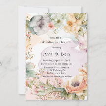Pastel Florals e Casamento com Tinta Álcool