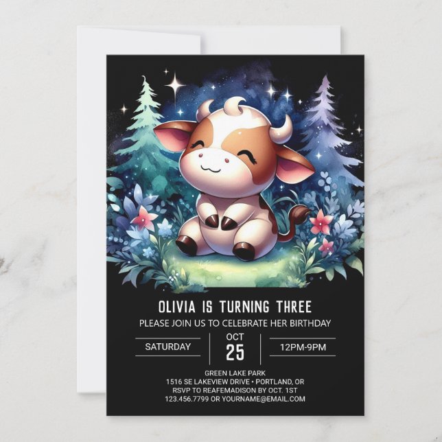 Convites Pastel Infantil Vinha Aniversário (Frente)