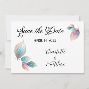 Convites Pastel Iridescente Deixa Pastéis Sonhosos Casados