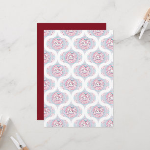 Convites Pastel Kawaii Bunny Retro Ogee Cute Imprimível