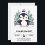 Convites Pastel Kids Penguin Digital Birthday<br><div class="desc">O aniversário digital do Pastel Kids Penguin apresenta um design de pinguim de cor pastel perfeito para a celebração de aniversário de uma criança. Este convite digital é facilmente personalizável online, permitindo que você o ajuste ao tema do seu evento. As matizes pastéis macios e os pinguins brincalhões criam uma...</div>