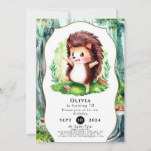 Pastel Magical Hedgehog Aniversário