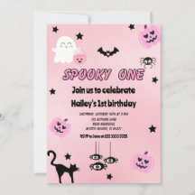 Pastel Pink Spooky, um primeiro aniversario