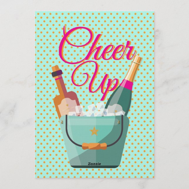 Convites Pastel Polka Dots Birthday Party (Verso)