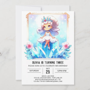 Convites Pastel Princess Birthday