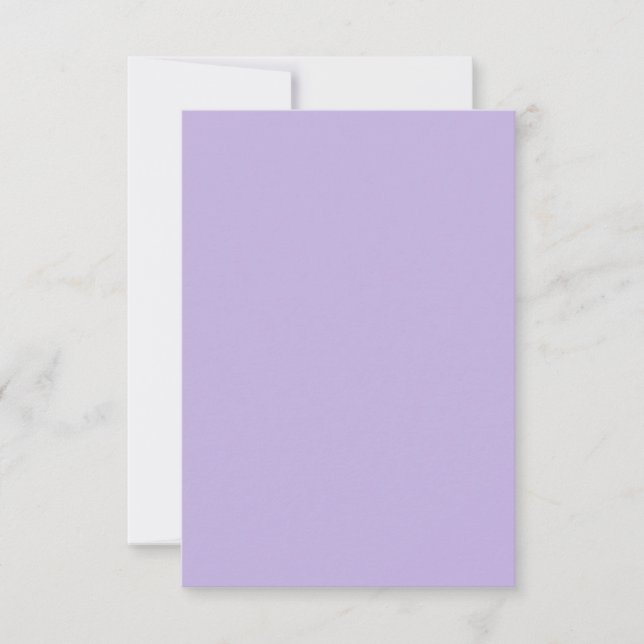 Convites Pastel Purple Wedding (Frente)