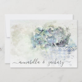 Convites *~* Pastel QR AR26 Flores FOTO RSVP WEDDING 