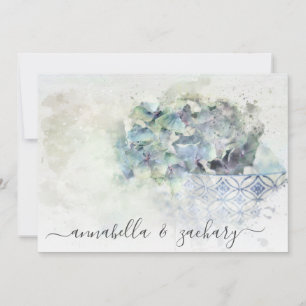 Convites *~* Pastel QR AR26 Flores FOTO RSVP WEDDING 