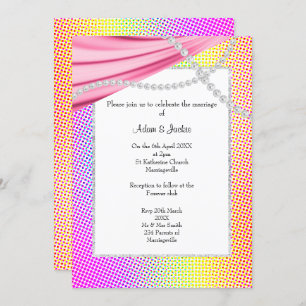 CONVITES PASTEL RAINBOW CIRCUS WEDDING