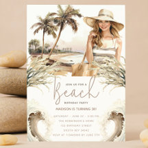 Pastel Sand Birthday Beach Party