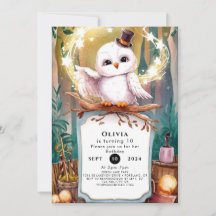 Pastel Woodland Owday