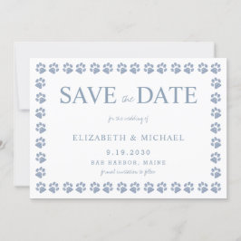 Convites Pata Imprimir Azul Derramado Casamento De Largura