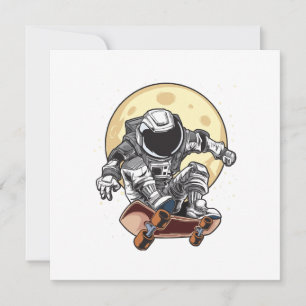 Convites Patins de Astronauta