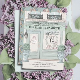 Convites Patisserie Paris Green Bat Mitzvah