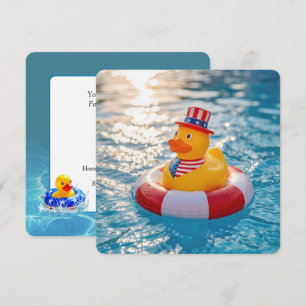 Convites Pato de Borracha Amarelo Patriótico Festa na Pisci
