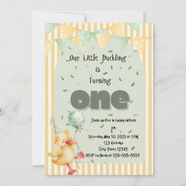 Convites Pato Primeiro Aniversário