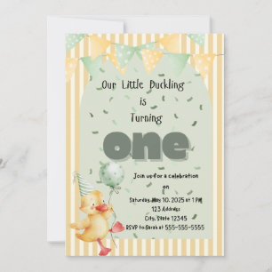Convites Pato Primeiro Aniversário