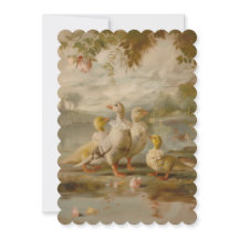 Patos - Formato do convite: 12,7 cm x 17,8 cm