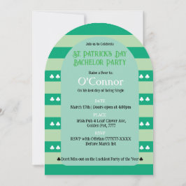 Convites Patrick LGBTQ+ Bachelor Party - Ruas da Irlanda e