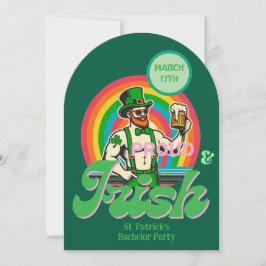 Convites Patrick LGBTQ+ Bachelor Party - Ruas da Irlanda e 