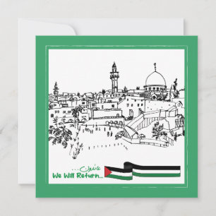 Convites Patrimônio Palestiniano e Esperança: Voltaremos