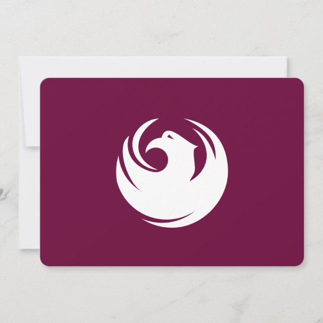 Convites Patriotic  invitations with Flag of Phoenix City (Frente)