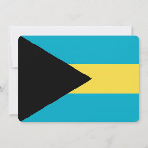 Convites patrióticos com Bahamas Flag