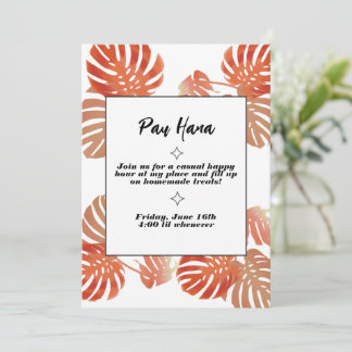 Convites Pau Hana Invites